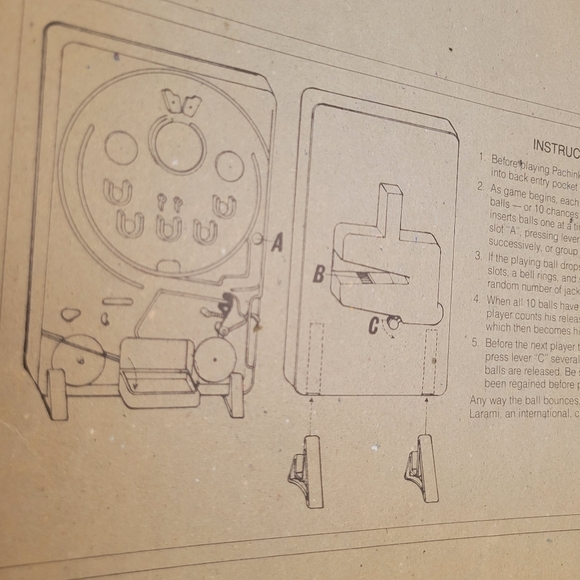 Vintage Pachinko Pinball Machine Game - Table Top, Board Games, Gift - Picture 10 of 10